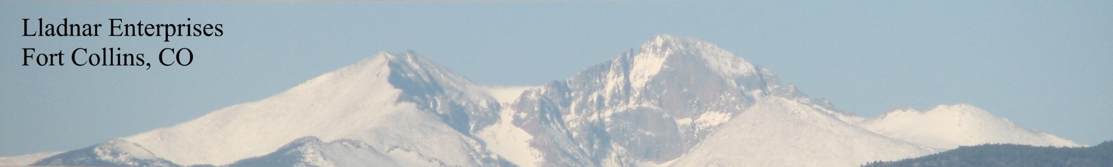 Lladnar Longs Peak Banner